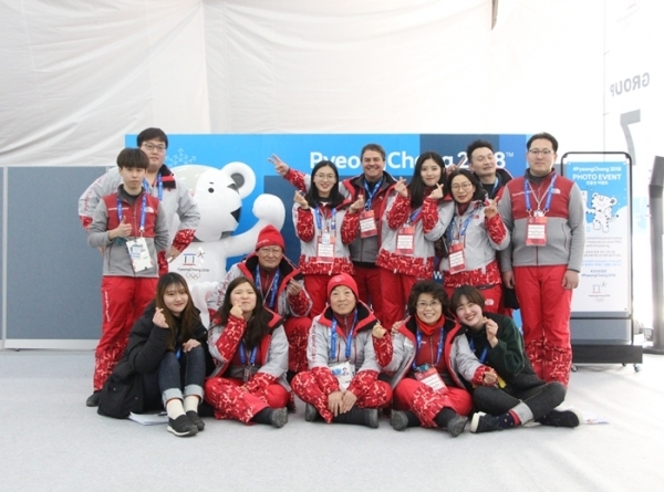​평창 동계올림픽 CER 자원봉사자 '착석팀'​​​