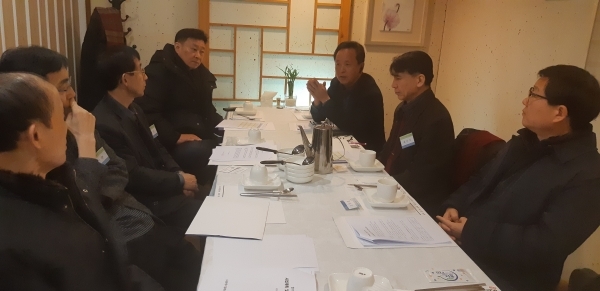 (사)한국기업회생경영협회 제 5차 정기총회(강남 삼라정)에 참석한 이사