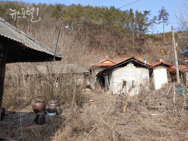 민병삼 동기의 고향집은 지금 폐허로 변해 세월의 무상함을 달래주고 있다.