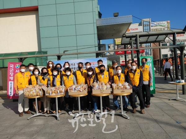 (사)대한민국육군협회 세종지부 회원들 언택트 봉사활동