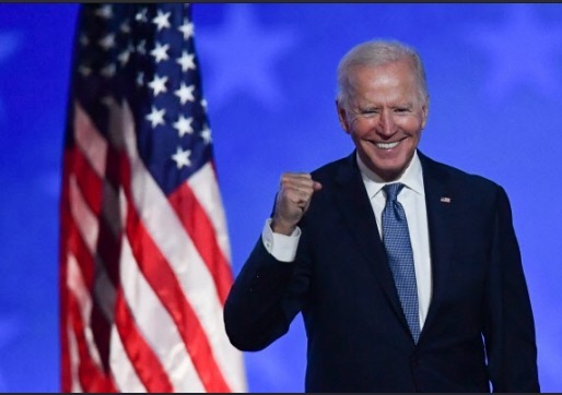 Biden win an election by the United States.