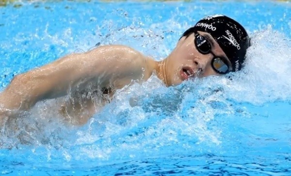2020도쿄올림픽황선우, 남자 자유형 100m 결승 진출 ...아시아 신기록 경신!=사진@장호진기자
