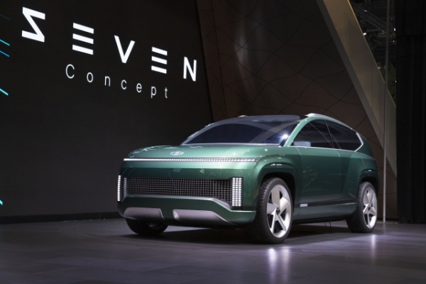 2021 LA 오토쇼에서 공개된 현대차 전기 SUV 콘셉트카 ‘세븐’=사진제공