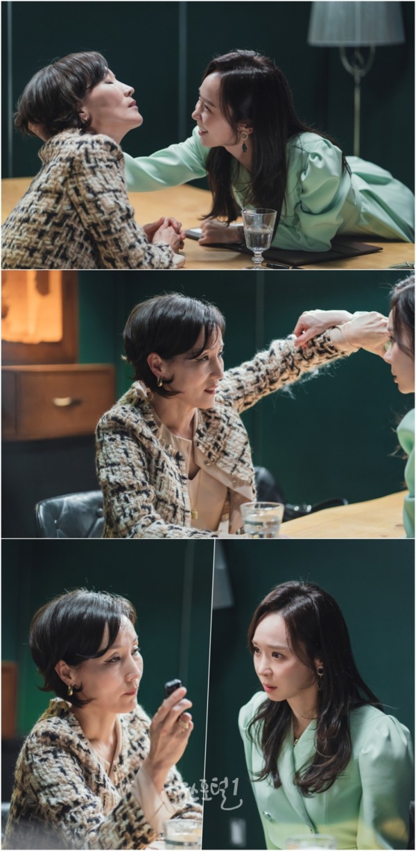 ▲ tvN 수목드라마 ‘킬힐’ 11회, 이혜영-한수연 / 사진제공=tvN