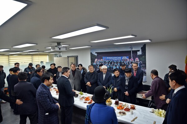 담양군 홍보기자단이 참석한 한국저널리스트대학교육원 게소식