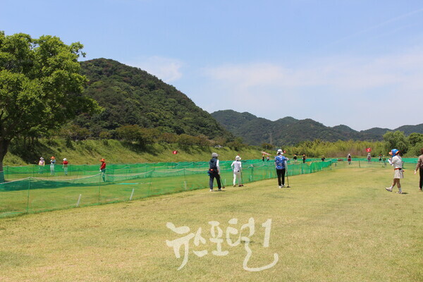 임곡파크골프장 전경.