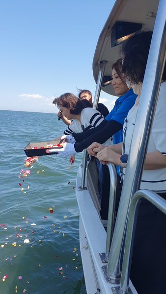 (사)대한장례지도사협회-한국엔딩라이프지원협회 엔딩문화산업연수단, 일본 해양장례 체험