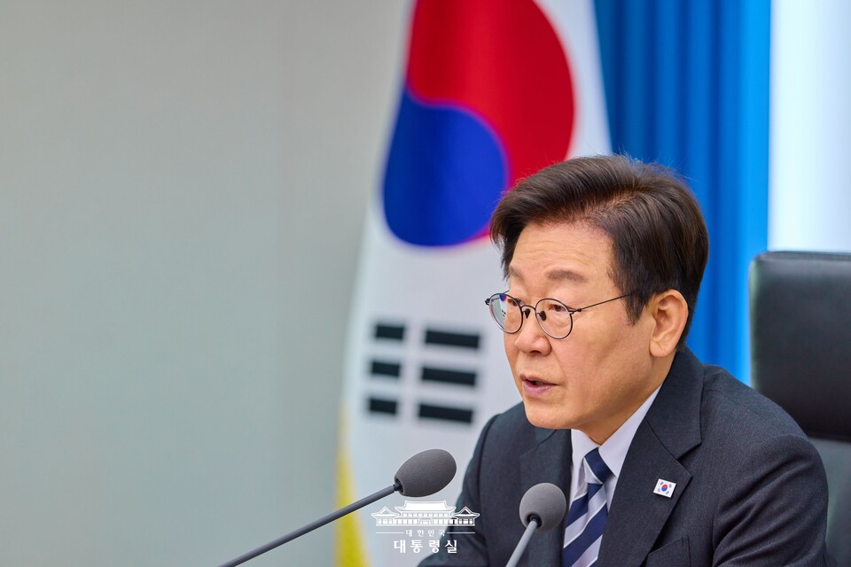 ▲ 이재명 대통령, “가용한 모든 장비와 인력을 투입해 신속히 구조에 나서라”  사진=대통령실